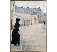 ARTXLXXBN Famous Painting Art Wall Decor Abstract Art Picture Waiting Chateaubriand Street a Paris by Jean Beraud Animal Pictures for Home Decor 60x90cm