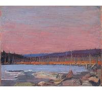 ARTXLXXBN Famous Painting Canvas Artwork Graffiti Print a Northern Lake by Tom Thomson Portrait Canvas Image for Home Decor 60x90cm