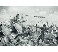 ARTXLXXBN Famous Painting Canvas Artwork Graffiti Print a Roman Battle with the Volscians by John Harris Valda Portrait Canvas Image for Home Decor 60x90cm