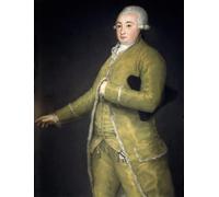 ARTXLXXBN Famous Painting Canvas Artwork Graffiti Print Count Francois De Cabarrus Francisco De Cabarrus by Francisco De Goya Portrait Canvas Image for Home Decor 60x90cm