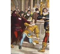 ARTXLXXBN Famous Painting Canvas Artwork Graffiti Print Death of Giuliano De' Medici in the Duomo by Tancredi Scarpelli Portrait Canvas Image for Home Decor 60x90cm