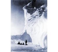 ARTXLXXBN Famous Painting Canvas Artwork Graffiti Print Dog Team Resting During the Terra Nova Expedition by Herbert Ponting Portrait Canvas Image for Home Decor 60x90cm