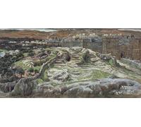 ARTXLXXBN Famous Painting Canvas Artwork Graffiti Print Golgotha and the Holy Sepulchre in Our Lords Time by Jacques Portrait Canvas Image for Home Decor 60x90cm