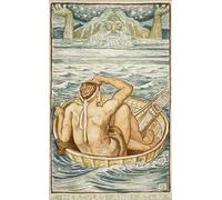 ARTXLXXBN Famous Painting Canvas Artwork Graffiti Print Hercules and Atlas Illustration by Walter Crane Portrait Canvas Image for Home Decor 60x90cm