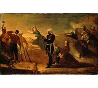ARTXLXXBN Famous Painting Canvas Artwork Graffiti Print Highland Jessie or the Campbells Are Comingc by Frederick Goodall Portrait Canvas Image for Home Decor 60x90cm