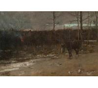 ARTXLXXBN Famous Painting Canvas Artwork Graffiti Print i fuochi zingari stanno bruciando per Daylight's Past and Gone Guthrie Portrait Canvas Image for Home Decor 60x90cm