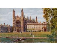 ARTXLXXBN Famous Painting Canvas Artwork Graffiti Print Kings College Chapel by Alfred Robert Quinton Portrait Canvas Image for Home Decor 60x90cm