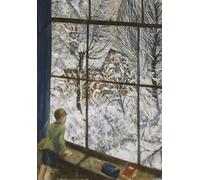 ARTXLXXBN Famous Painting Canvas Artwork Graffiti Print Looking At the Snow by Christopher Richard Wynne Nevinson Portrait Canvas Image for Home Decor 60x90cm