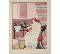 ARTXLXXBN Famous Painting Canvas Artwork Graffiti Print Nursing of Infants Illustration From the Works of Hippocrates by Kuhn Regnier Portrait Canvas Image for Home Decor 60x90cm