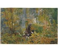 ARTXLXXBN Famous Painting Canvas Artwork Graffiti Print on the Trail by Winslow Homer Portrait Canvas Image for Home Decor 60x90cm