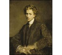 ARTXLXXBN Famous Painting Canvas Artwork Graffiti Print Percy Grainger by Jacques Emile Blanche Portrait Canvas Image for Home Decor 60x90cm