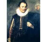 ARTXLXXBN Famous Painting Canvas Artwork Graffiti Print Portrait of a Gentleman by Frans Hals Portrait Canvas Image for Home Decor 60x90cm