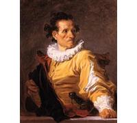 ARTXLXXBN Famous Painting Canvas Artwork Graffiti Print Portrait of a Man called Jean-Honore Portrait Canvas Image for Home Decor 60x90cm