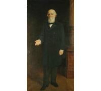 ARTXLXXBN Famous Painting Canvas Artwork Graffiti Print Sir George Williams by John Collier Portrait Canvas Image for Home Decor 60x90cm