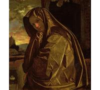 ARTXLXXBN Famous Painting Canvas Artwork Graffiti Print St Mary Magdalene by Girolamo Savoldo Portrait Canvas Image for Home Decor 60x90cm