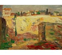 ARTXLXXBN Famous Painting Canvas Artwork Graffiti Print Suburb of Paris by Albert Marquet Portrait Canvas Image for Home Decor 60x90cm