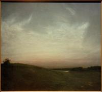 ARTXLXXBN Famous Painting Canvas Artwork Graffiti Print Summer Night Hostkoeb by Julius Paulsen Portrait Canvas Image for Home Decor 60x90cm