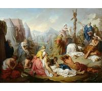 ARTXLXXBN Famous Painting Canvas Artwork Graffiti Print the Brazen Serpent by Pierre Subleyras Portrait Canvas Image for Home Decor 60x90cm