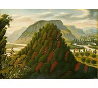 ARTXLXXBN Famous Painting Canvas Artwork Graffiti Print the Connecticut Valley by Famous Artist Portrait Canvas Image for Home Decor 60x90cm