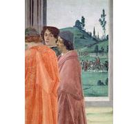 ARTXLXXBN Famous Painting Canvas Artwork Graffiti Print the Dispute with Simon Mago and the Crucifixion of St Peter by Filippino Lippi Portrait Canvas Image for Home Decor 60x90cm