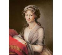 ARTXLXXBN Famous Painting Canvas Artwork Graffiti Print the Grand Duchess Elizabeth Alexeievna by Elisabeth Louise Vigee Lebrun Portrait Canvas Image for Home Decor 60x90cm