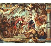 ARTXLXXBN Famous Painting Canvas Artwork Graffiti Print the Meeting of Abraham and Melchizedek by Peter Paul Rubens Portrait Canvas Image for Home Decor 60x90cm