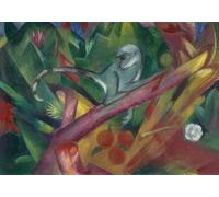 ARTXLXXBN Famous Painting Canvas Artwork Graffiti Print the Monkey by Marc Portrait Canvas Image for Home Decor 60x90cm