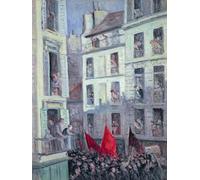 ARTXLXXBN Famous Painting Canvas Artwork Graffiti Print the Popular Front by Maximilien Luce Portrait Canvas Image for Home Decor 60x90cm