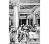 ARTXLXXBN Famous Painting Canvas Artwork Graffiti Print the Presentation in the Temple by Albrecht Dürer Portrait Canvas Image for Home Decor 60x90cm