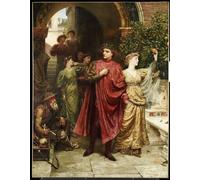 ARTXLXXBN Famous Painting Canvas Artwork Graffiti Print the Symbol by Frank Dicksee Portrait Canvas Image for Home Decor 60x90cm