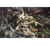 ARTXLXXBN Famous Painting Canvas Artwork Graffiti Print the Welsh At Mametz Wood by Christopher Williams Portrait Canvas Image for Home Decor 60x90cm