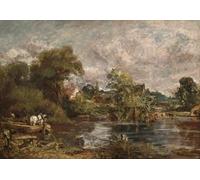 ARTXLXXBN Famous Painting Canvas Artwork Graffiti Print the White Horse by John Constable Portrait Canvas Image for Home Decor 60x90cm