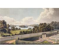 ARTXLXXBN Famous Painting Canvas Artwork Graffiti Print View As Proposed to Be Altered From the Portico of a Villa Near London by Humphry Repton Portrait Canvas Image for Home Decor 60x90cm