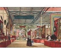 ARTXLXXBN Famous Painting Canvas Artwork Graffiti Print View of the Great Exhibition of Indian Display by Nash Portrait Canvas Image for Home Decor 60x90cm