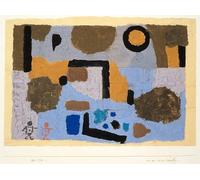 ARTXLXXBN Famous Painting Canvas Artwork Graffiti Print with the Two Lost Ones by Paul Klee Portrait Canvas Image for Home Decor 60x90cm