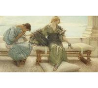 ARTXLXXBN Famous Print Painting Colorful Art Print Ask Me No More for At a Touch I Yield by Lawrence Alma Tadema Canvas Art Decorations for Home Decor 60x90cm