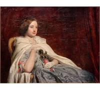 ARTXLXXBN Famous Print Painting Colorful Art Print At the Opera by William Powell Frith Canvas Art Decorations for Home Decor 60x90cm