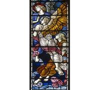 ARTXLXXBN Famous Print Painting Colorful Art Print Buckland St Mary Powell Sons Henry Holiday the Barcote Chapel Praising Angels by Henry Holiday Canvas Art Decorations for Home Decor 60x90cm