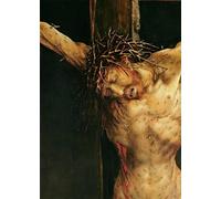 ARTXLXXBN Famous Print Painting Colorful Art Print Christ on the Cross by Matthias Grünewald Canvas Art Decorations for Home Decor 60x90cm