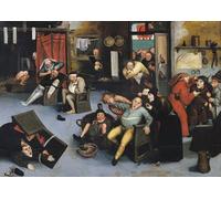 ARTXLXXBN Famous Print Painting Colorful Art Print Cutting Out the Stone of Madness or an Operation on the Head by Pieter Bruegel the Elder Canvas Art Decorations for Home Decor 60x90cm