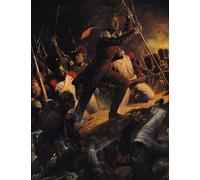 ARTXLXXBN Famous Print Painting Colorful Art Print De Carignan Leading the Assault At the Siege by Hippolyte Delaroche Canvas Art Decorations for Home Decor 60x90cm