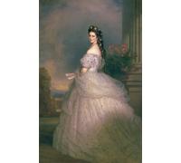 ARTXLXXBN Famous Print Painting Colorful Art Print Elizabeth of Bavaria Empress of Austria by Xaver Winterhalter Canvas Art Decorations for Home Decor 60x90cm