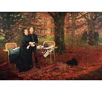 ARTXLXXBN Famous Print Painting Colorful Art Print Empress Eugenie and Eugene Louis Napoleon Bonaparte At Camden Place Chislehurst by Jacques Canvas Art Decorations for Home Decor 60x90cm