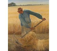ARTXLXXBN Famous Print Painting Colorful Art Print Harvest by Laurits Andersen Ring Canvas Art Decorations for Home Decor 60x90cm