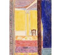 ARTXLXXBN Famous Print Painting Colorful Art Print House of the Painter Near Cannet Interior of the Painter's House in Le Cannet by Pierre Bonnard Canvas Art Decorations for Home Decor 60x90cm