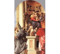 ARTXLXXBN Famous Print Painting Colorful Art Print Lady Enthroned with Saints by Paolo Veronese Canvas Art Decorations for Home Decor 60x90cm