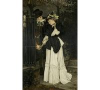 ARTXLXXBN Famous Print Painting Colorful Art Print Les Adieux by Jacques Canvas Art Decorations for Home Decor 60x90cm