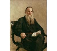 ARTXLXXBN Famous Print Painting Colorful Art Print Lev Tolstoy by Ilya Efimovich Repin Canvas Art Decorations for Home Decor 60x90cm