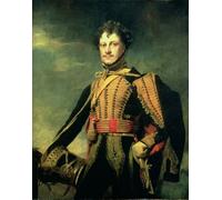 ARTXLXXBN Famous Print Painting Colorful Art Print Lt Col Sir Fraser in Hussar Uniform by Henry Raeburn Canvas Art Decorations for Home Decor 60x90cm