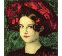 ARTXLXXBN Famous Print Painting Colorful Art Print Mary with red hat by Franz von Stuck Canvas Art Decorations for Home Decor 60x90cm